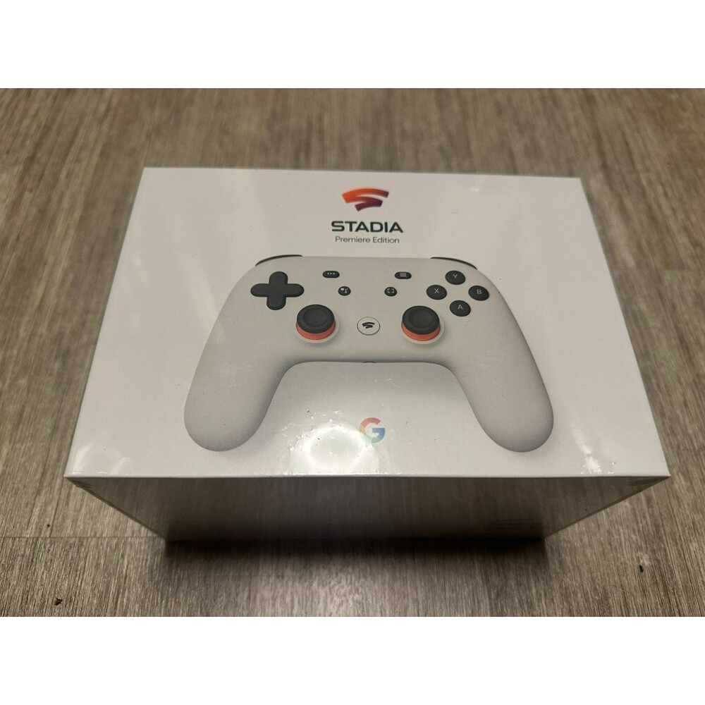 Google Stadia Premiere Edition Clearly White Controller + Chromecast Ultra New